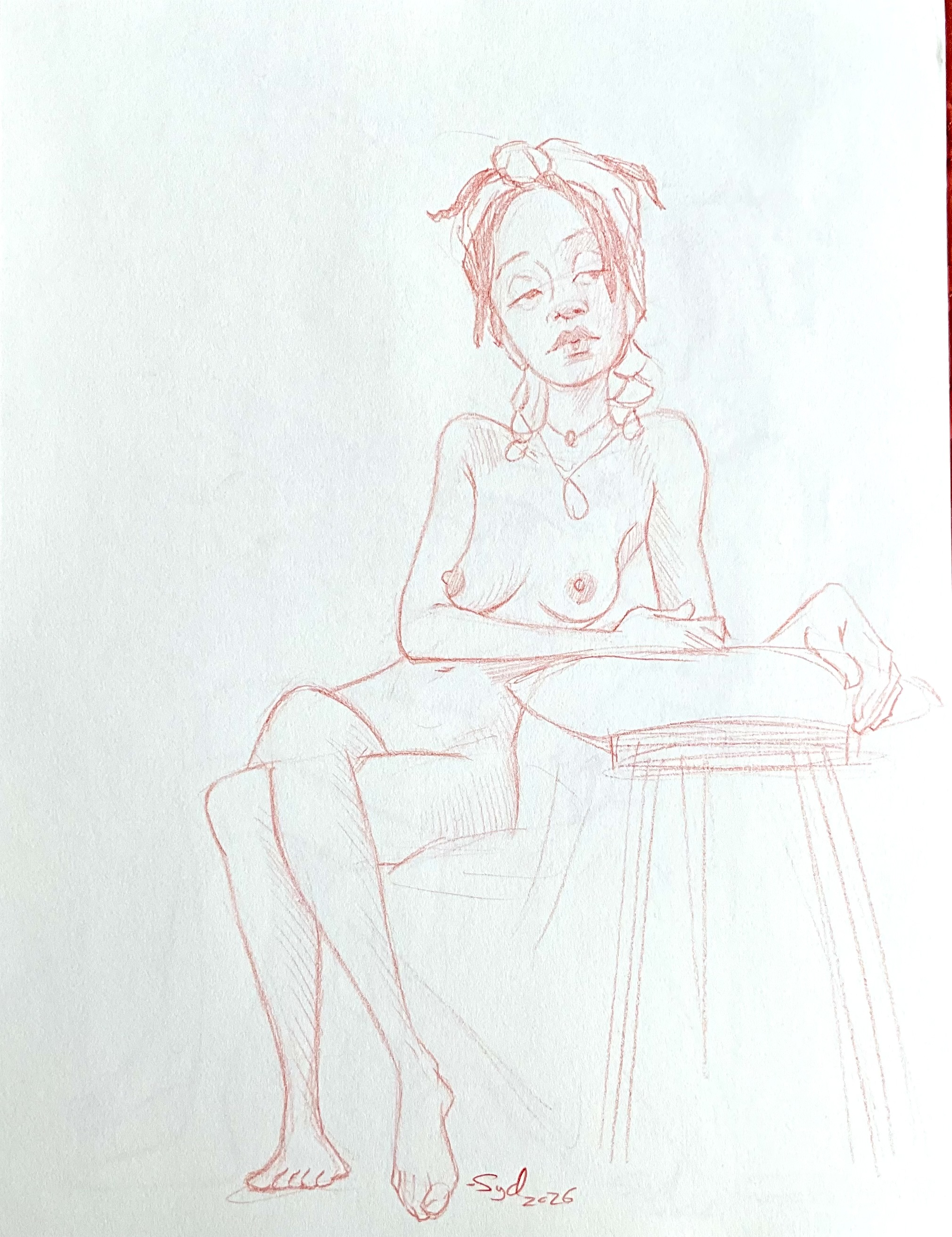 Soriah — Seated with Headwrap by Syd Stroud